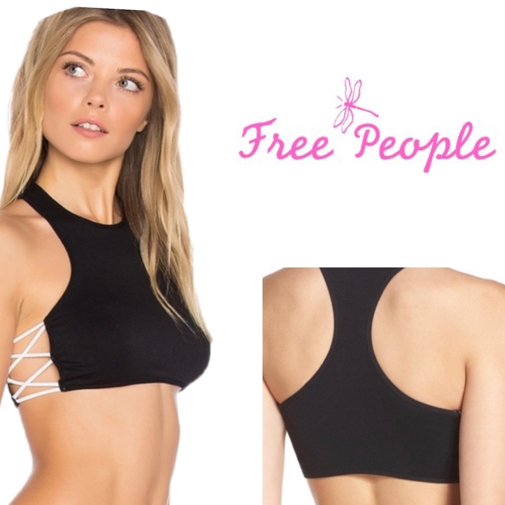 Free People Racerback Crisscross Bralette